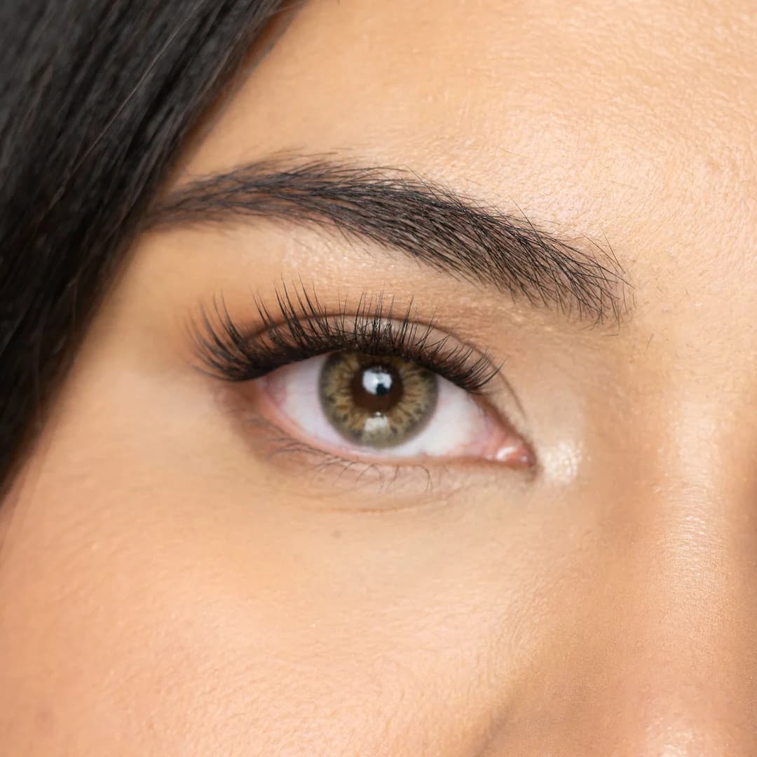 עדשות צבע Olive Brown