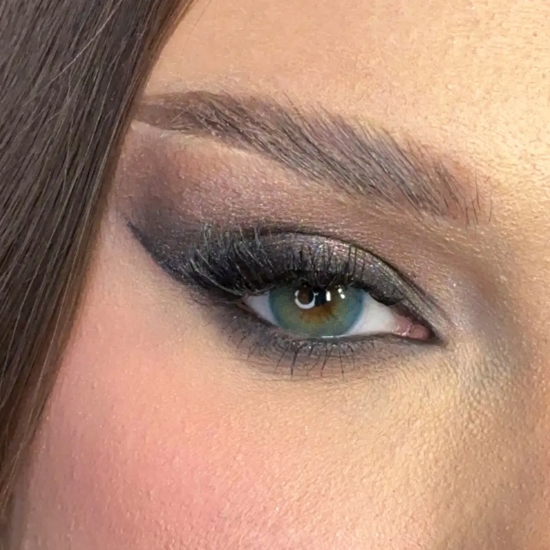 עדשות צבע Aurora Blue