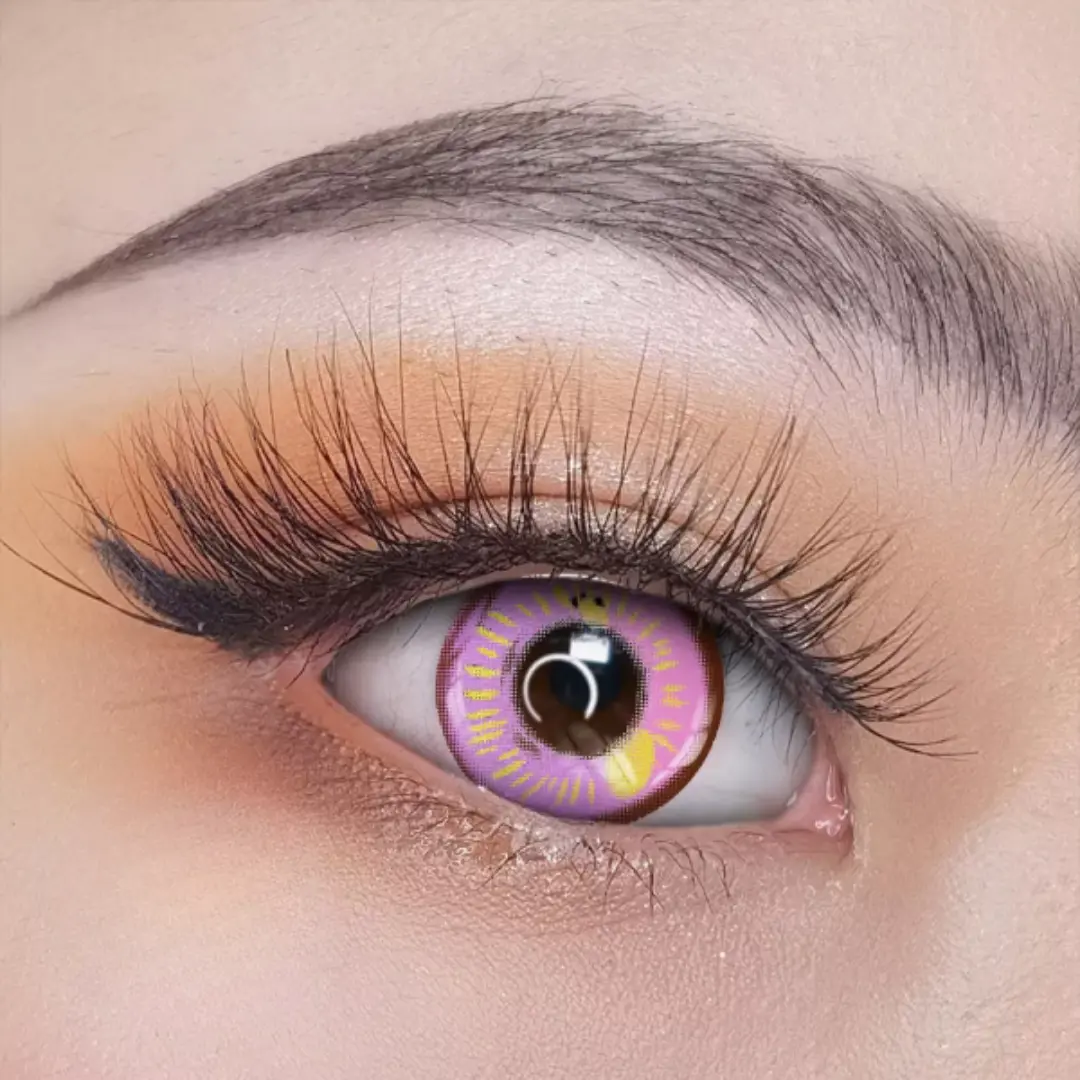 עדשות צבע לפורים Anime violet